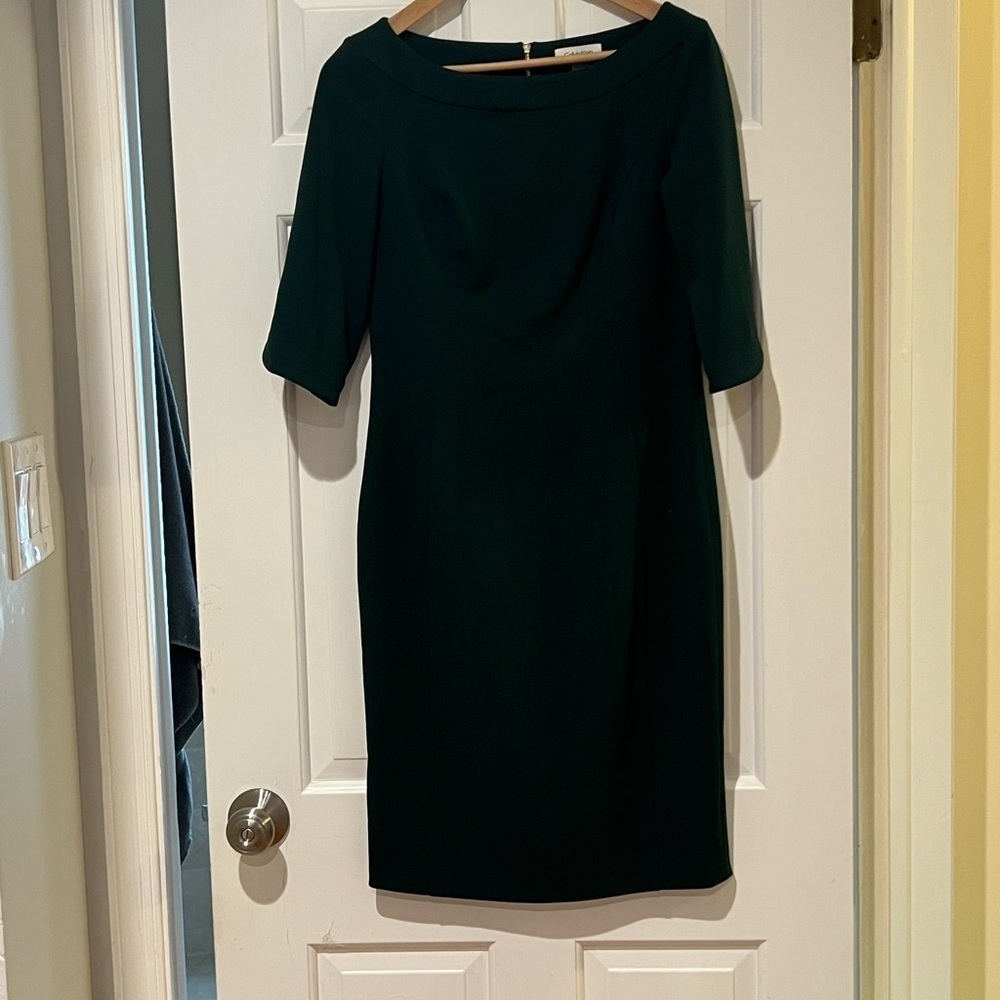 Calvin Klein elbow sleeve dress